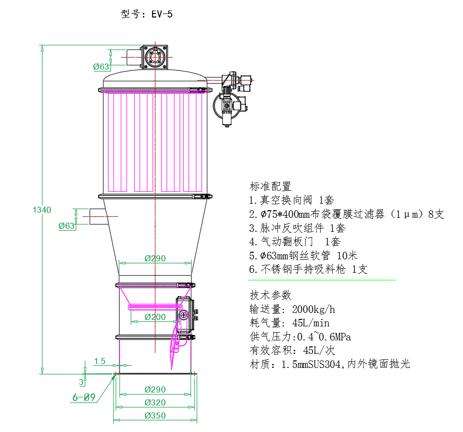 电动真空加料机
